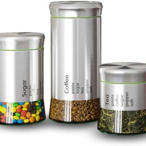 glass jar with stainless steel coating