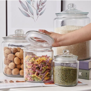 Glass Jars with Glass Lids