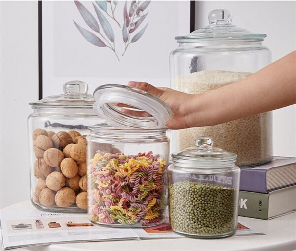Glass Jars with Glass Lids