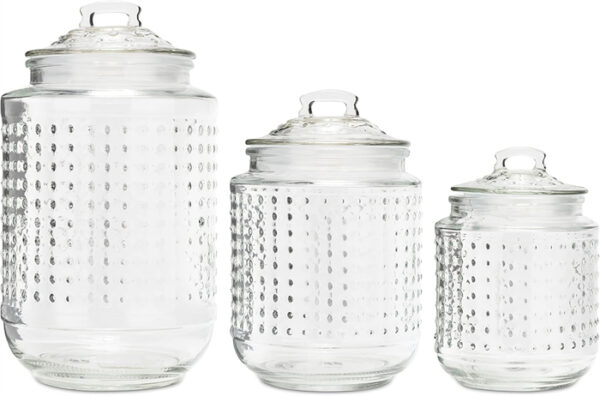 Chic Design Glass Jars with Airtight Lids for Cookies, Candy, Coffee - 图片 6