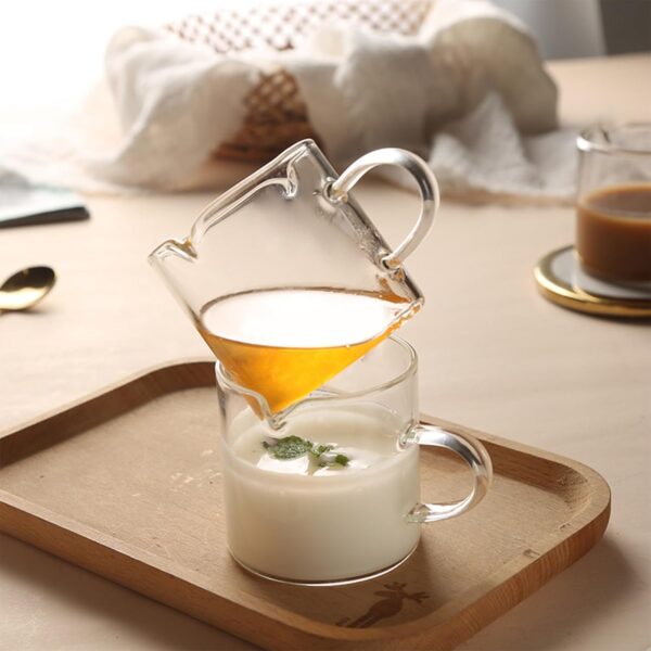 Clear milk Glasses