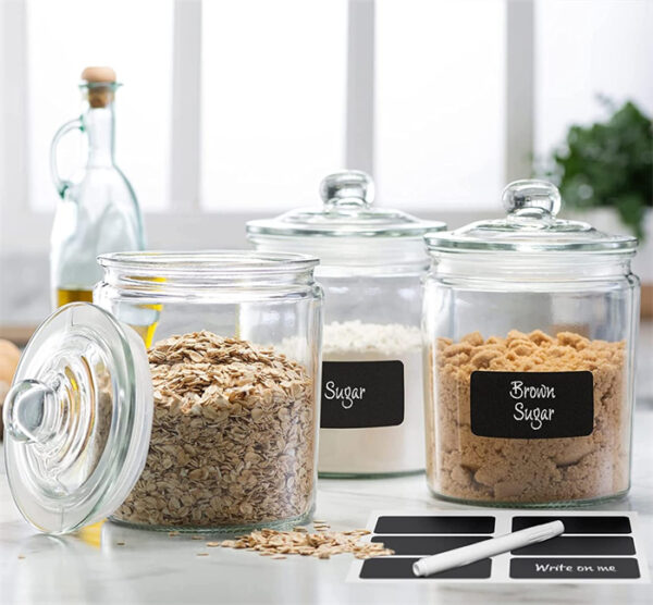 Glass Jars with Glass Lids - 图片 3