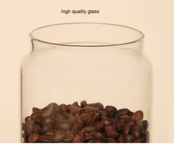 Glass Storage Containers with Airtight Seal Acacia Wood Lids - 图片 8