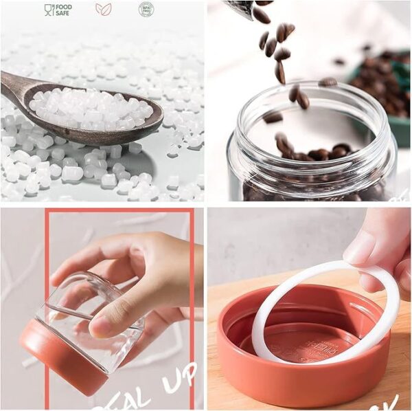 airtight colorful lids with seal ring
