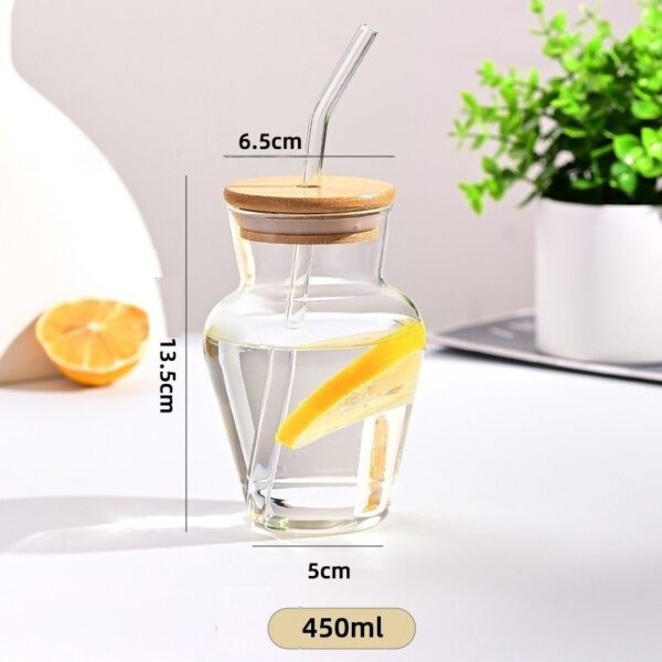 juice glasses with straw