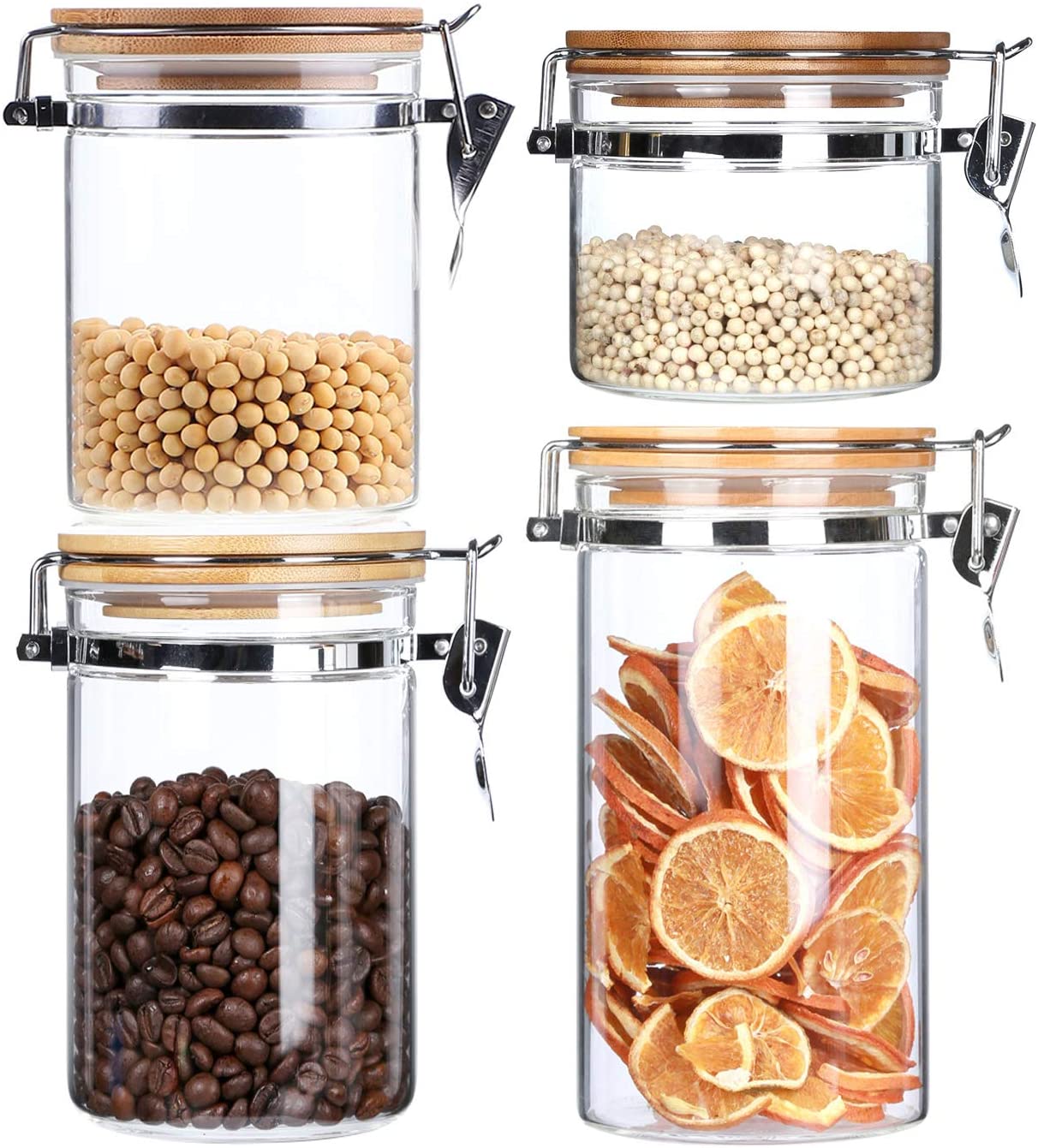 High Borosilicate Glass Jar with Locked Lid - Image 2