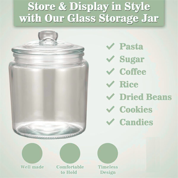 Glass Jars with Glass Lids - 图片 6