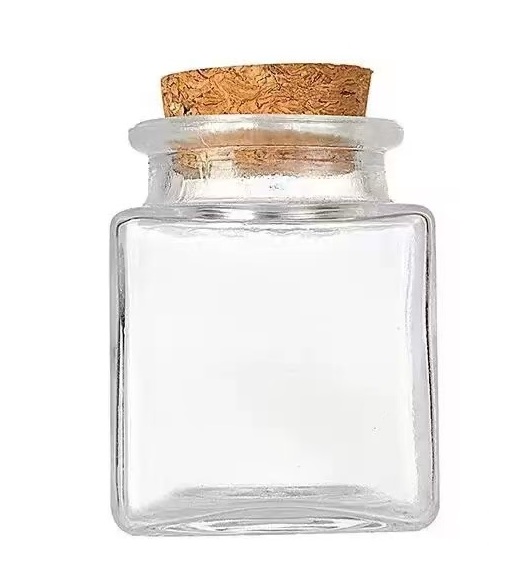 mini glass bottle with cork